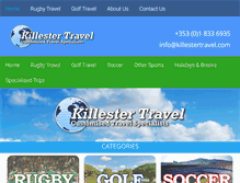 Tablet Screenshot of killestertravel.com